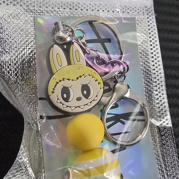 Labubu Binder Charm / Keychain - Picture 1 of 3
